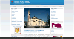 Desktop Screenshot of comunezerobranco.it
